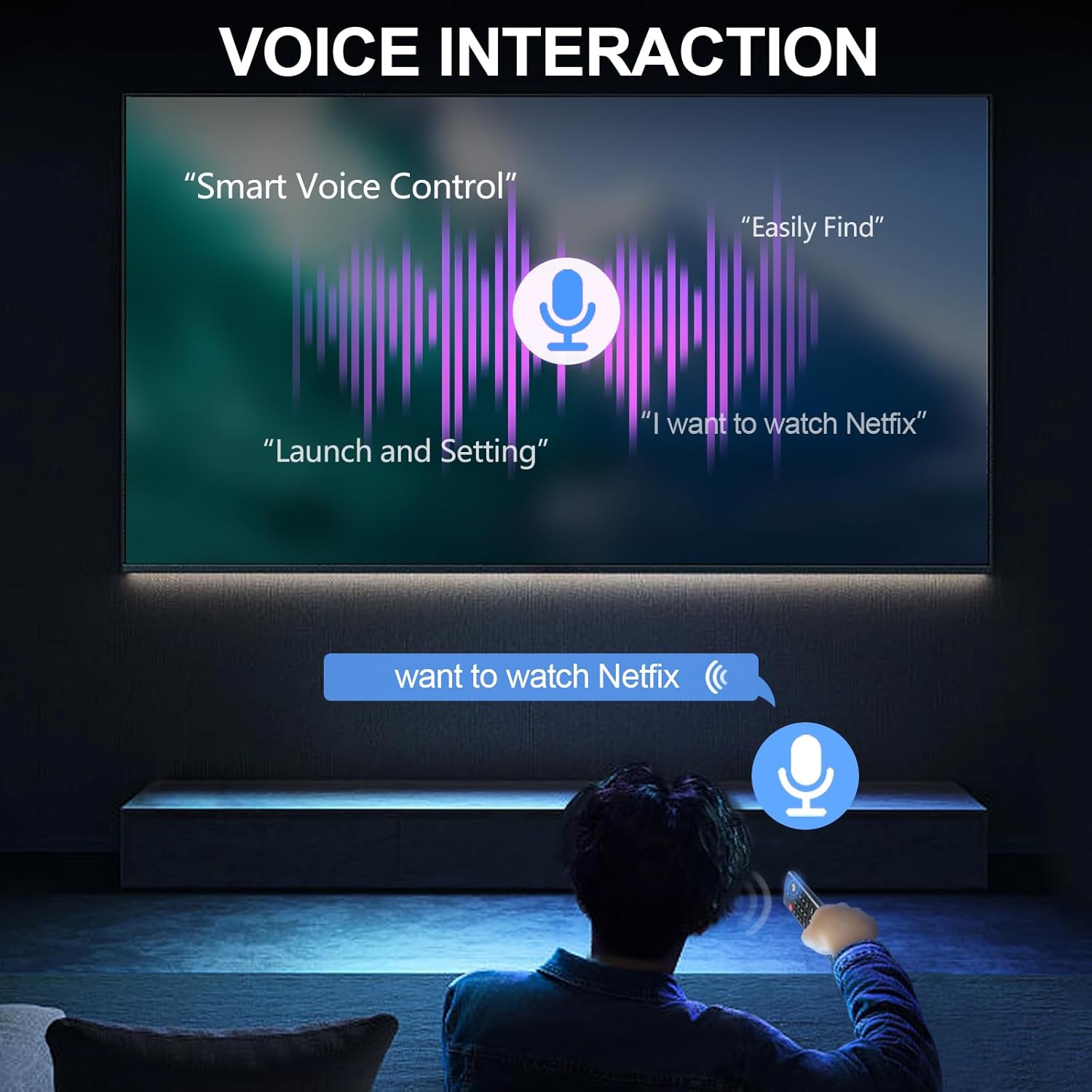 Skyworth HS-7700 Voice Remote Control for Smart TV HS-7700J HS-7720 with Google Play - Image 3