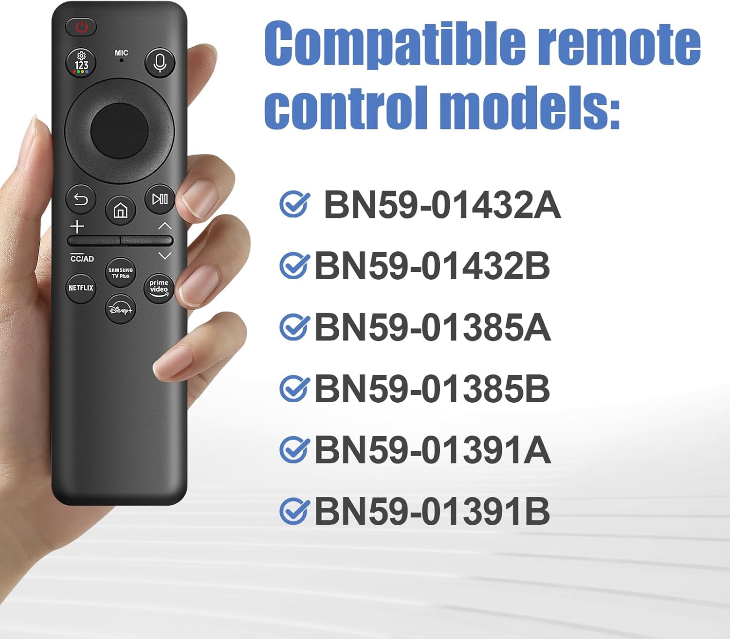 Samsung BN59-01432A TM2360E Solar TV Remote for 2023 Ultra HD Neo QLED 8K HDR TVs - Image 2