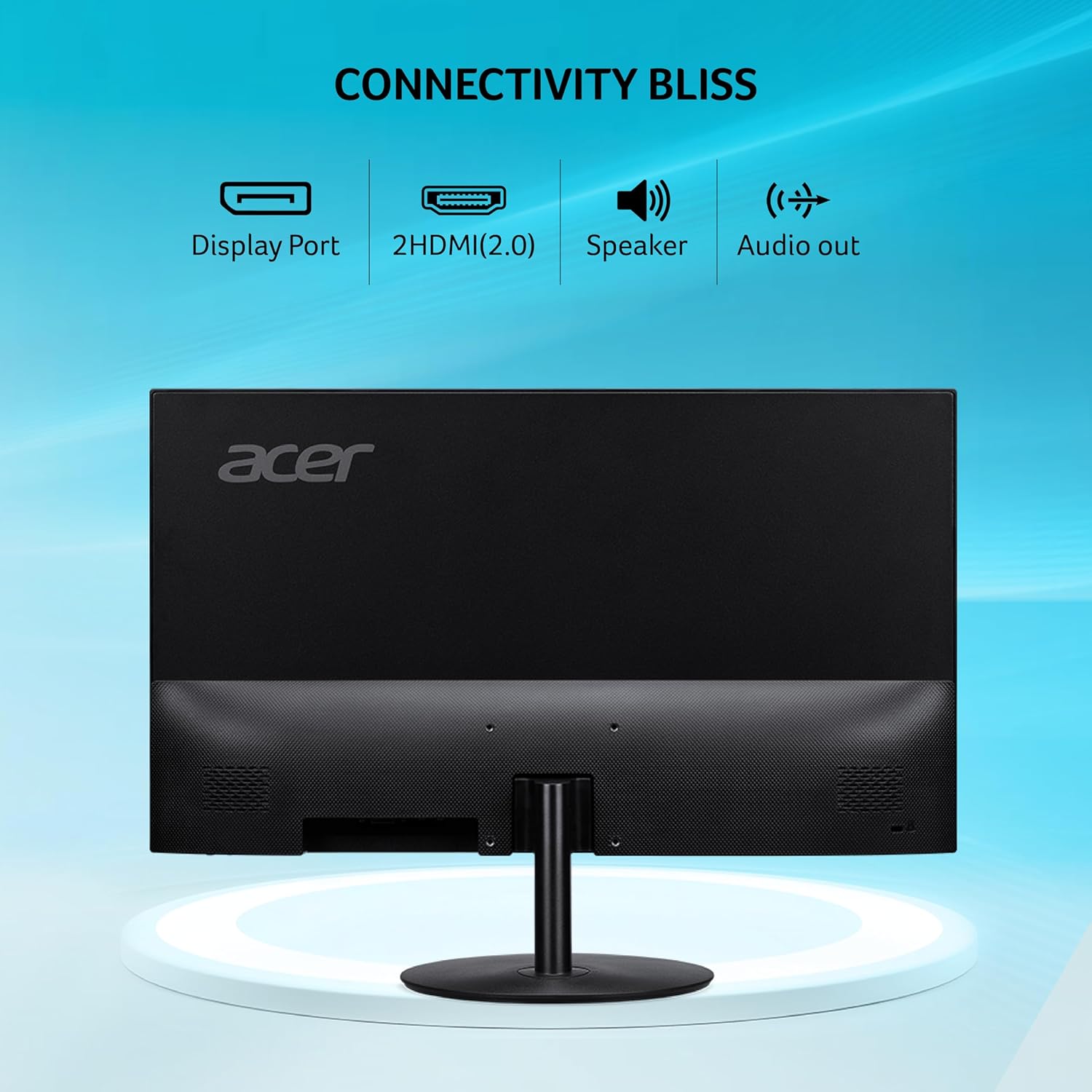 Acer 31.5 Inch WQHD IPS Ultra Slim Black LED Monitor 75Hz 1ms VRB HDR10 - Image 3