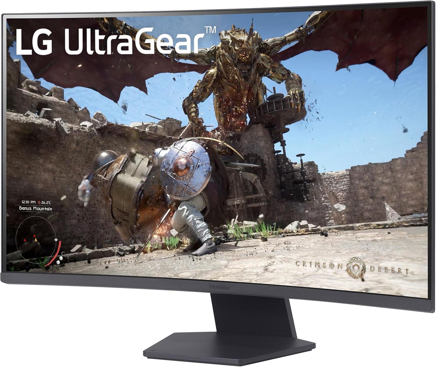 LG 32GS60QC-B 32-inch QHD 180Hz 1ms Curved Gaming Monitor AMD FreeSync HDR10 Black - Image 3