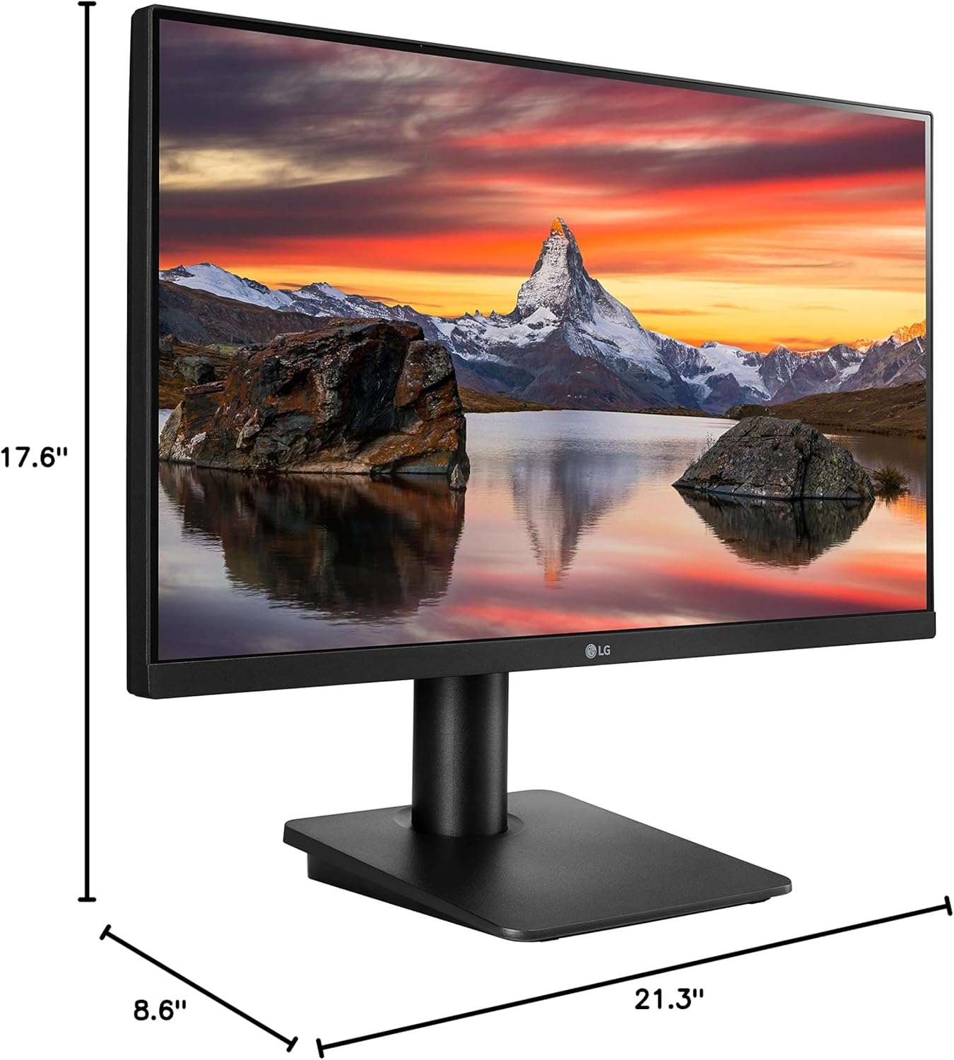 LG 24MP450-B 24 Inch Full HD IPS Monitor Black 5ms AMD FreeSync Reader Mode - Image 9