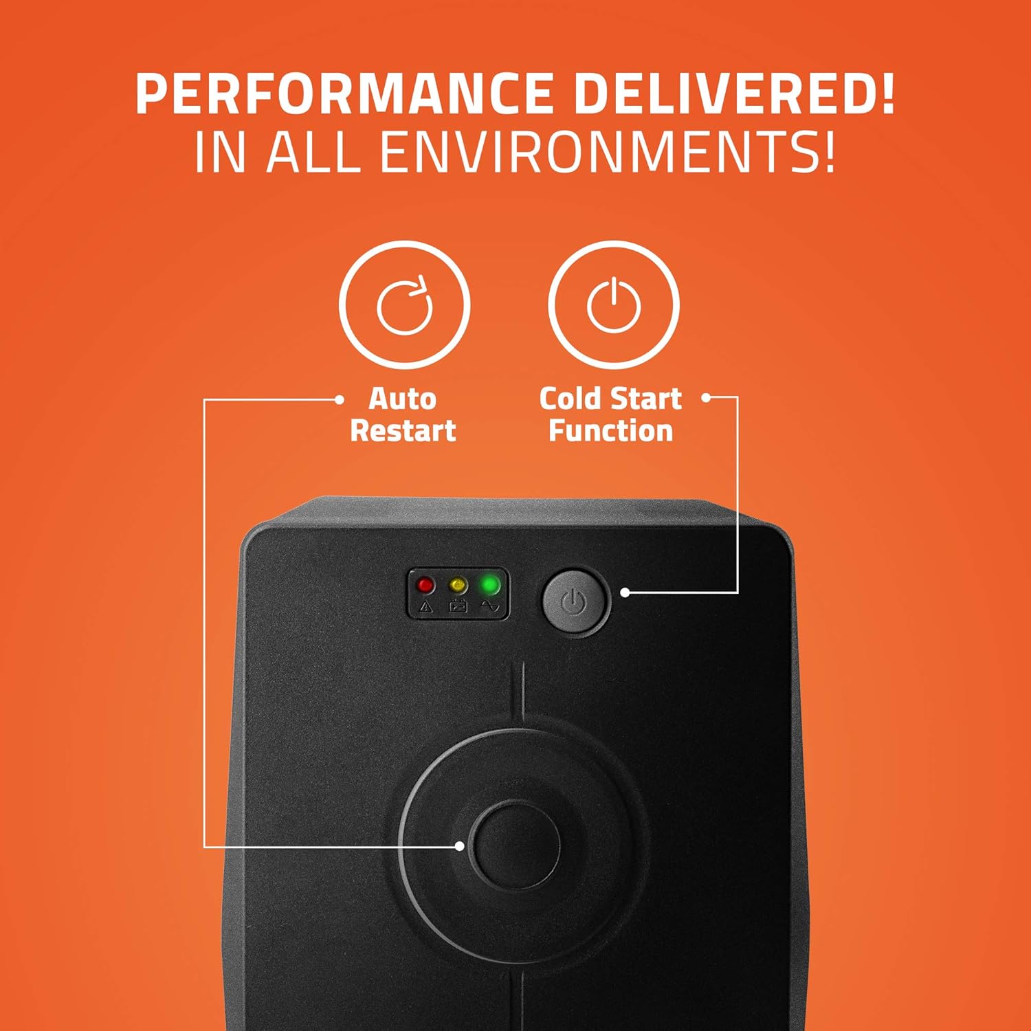 Artis PS-1000Eco 1000VA Line Interactive UPS for PCs, Laptops, Routers, and Gaming Consoles - Image 3