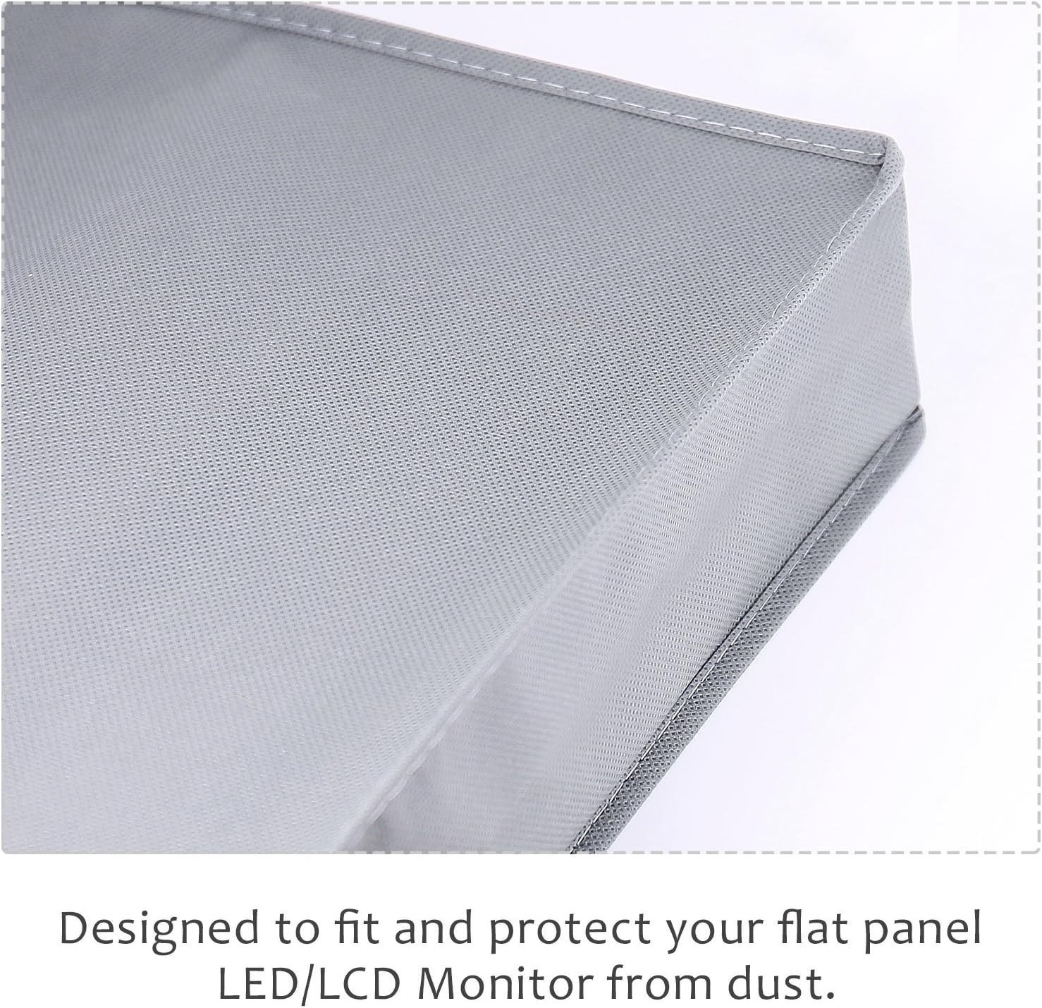 28 Inch Universal Nonwoven Fabric Computer Monitor Dust Cover Gray - Image 4