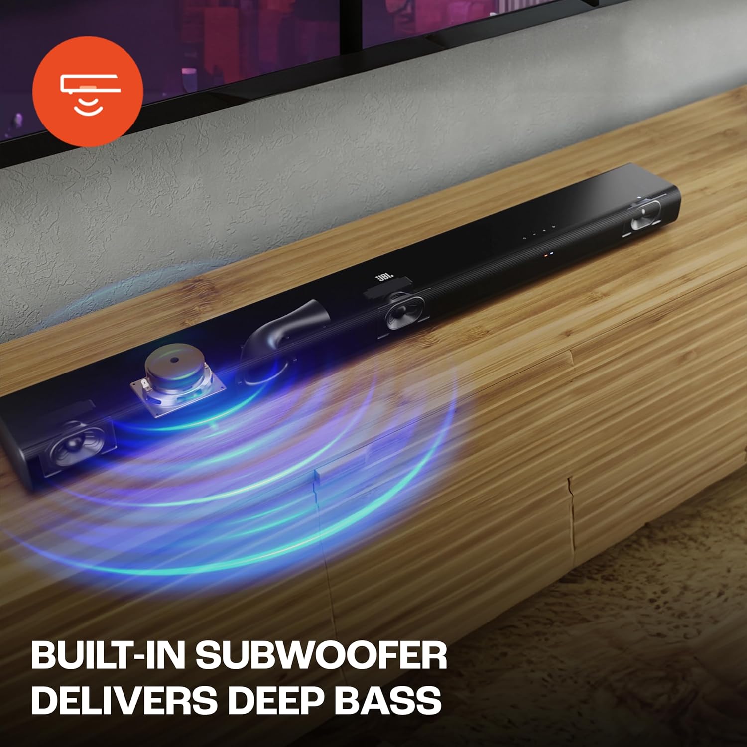 JBL Cinema SB510 3.1 Channel Soundbar 200W Built-in Subwoofer Dolby Audio HDMI eARC Bluetooth Optical - Image 4