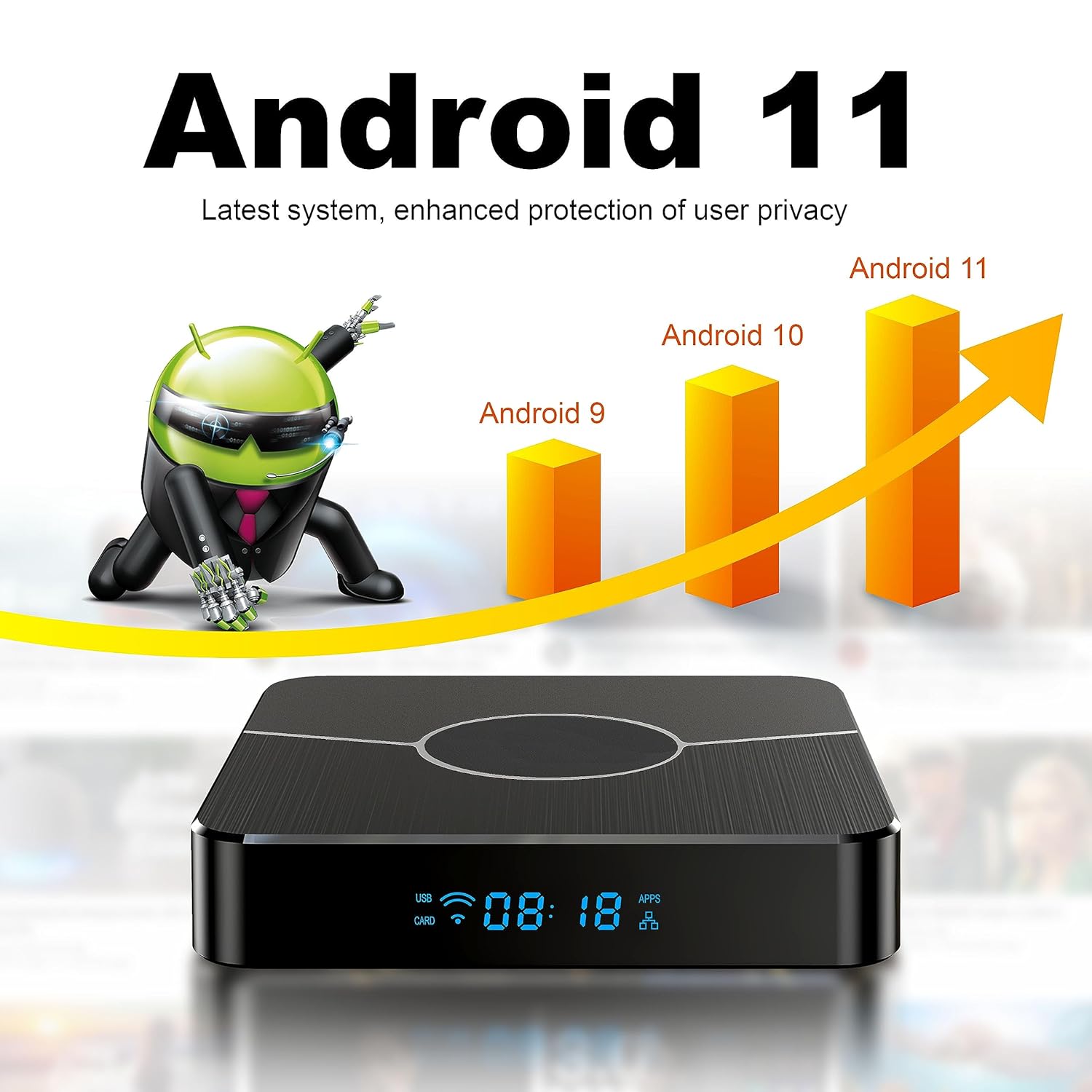 Profitech T98 Mini+ RTC Android 11 TV Box 4GB RAM 32GB ROM BT 5 - Image 3