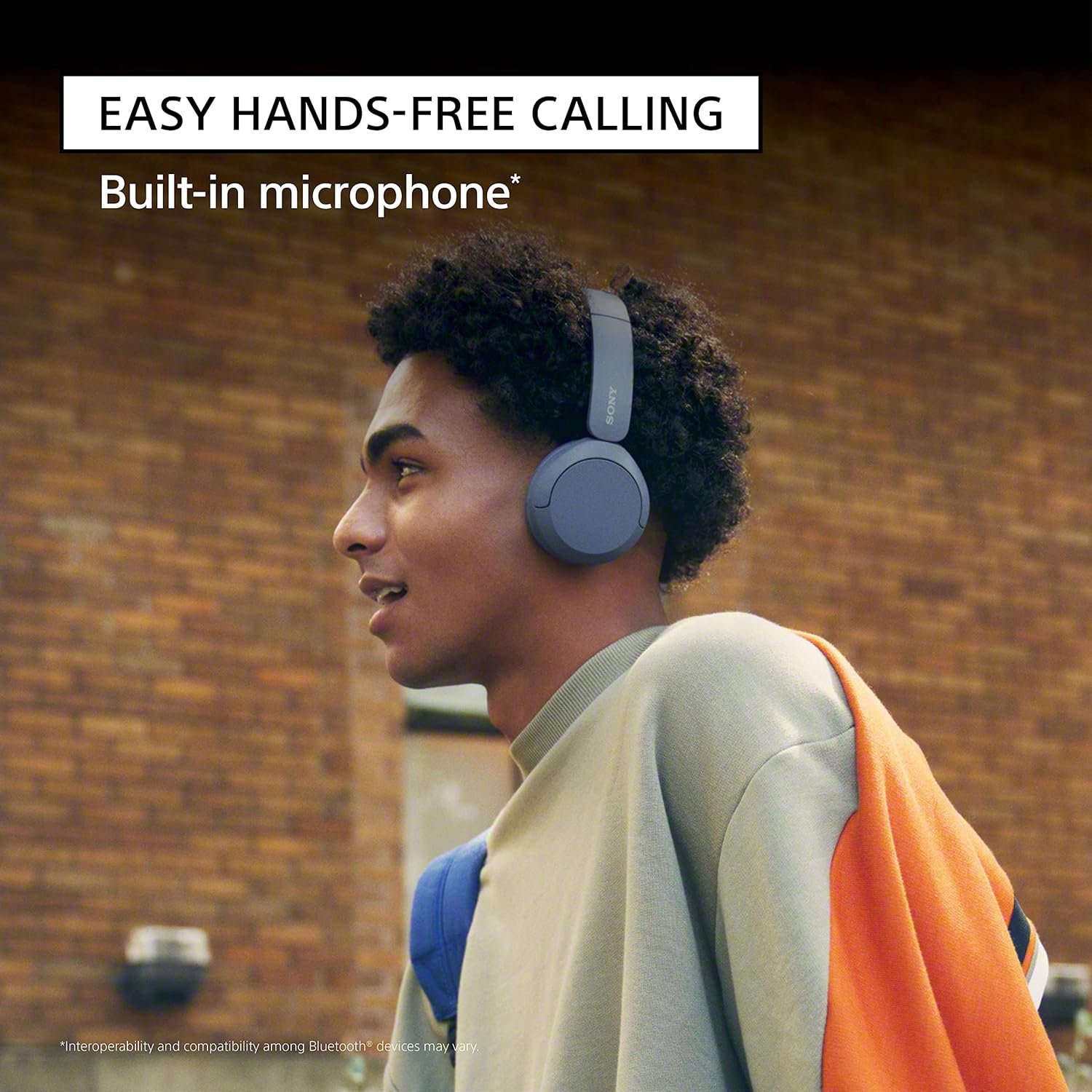 Sony WH-CH520 Wireless On-Ear Headphones White 50-Hour Battery Quick Charge DSEE Mic - Image 5