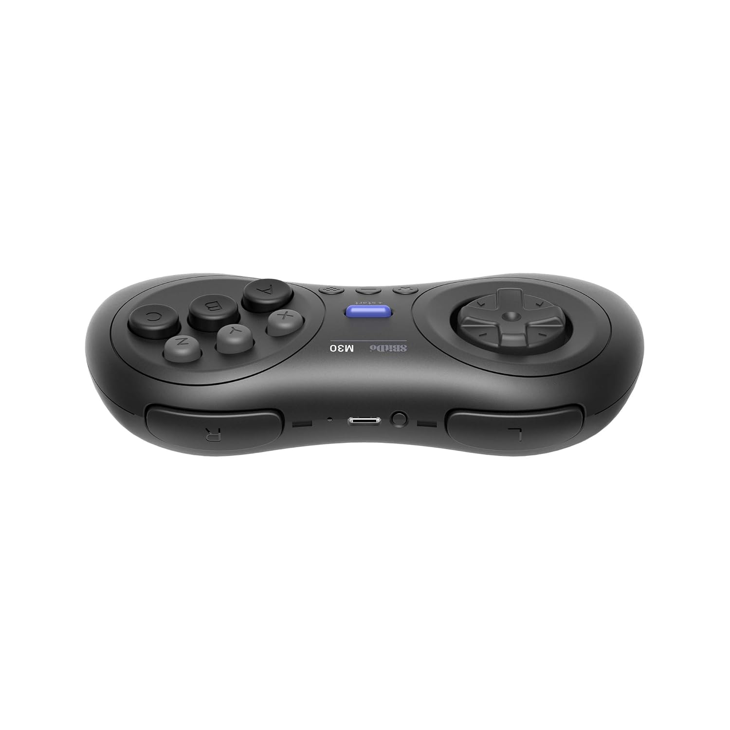 8Bitdo M30 Bluetooth 6-Button Controller for Switch, Windows, Android - Classic SEGA Black - Image 4