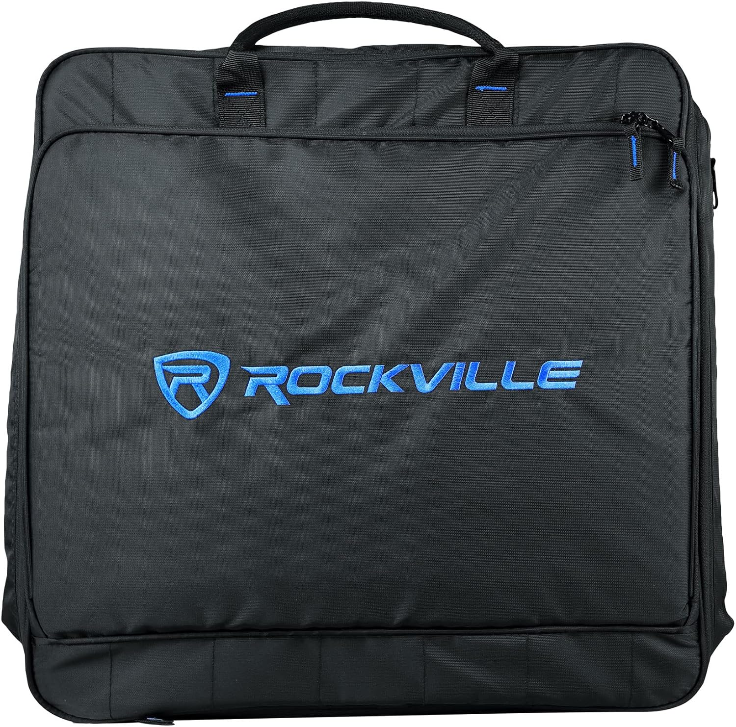 Rockville MB2020 DJ Gear Mixer Gig Bag Case 20.5x20.5x6 Dual Foam Padding Rugged Nylon Lockable - Image 2