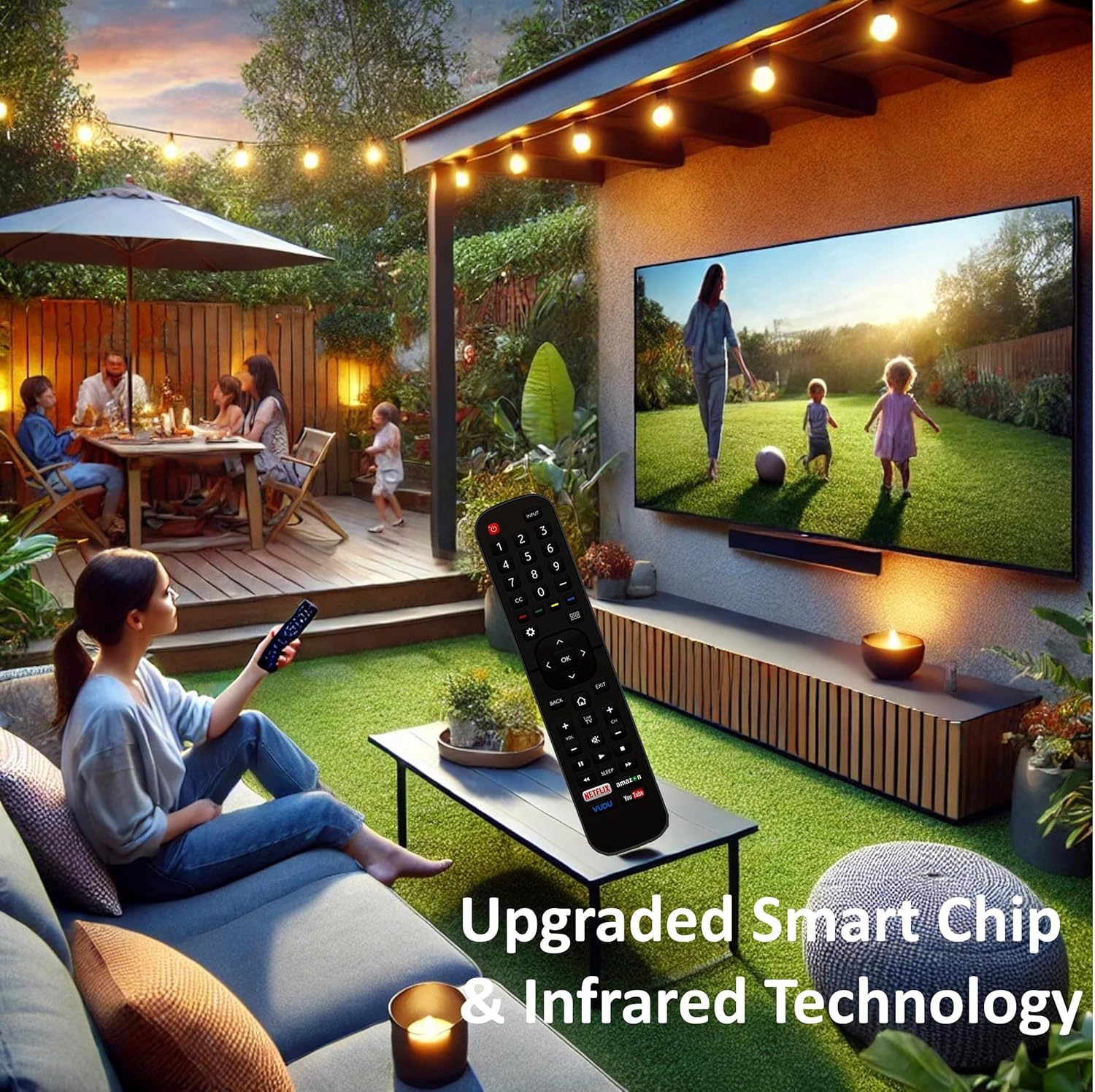 Hisense TV Remote Universal Replacement for 4K LED HD UHD Smart Models - Image 7