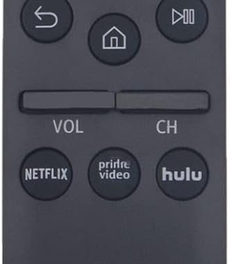 Samsung Smart TV Replacement Remote with Netflix, Prime Video, Hulu Buttons