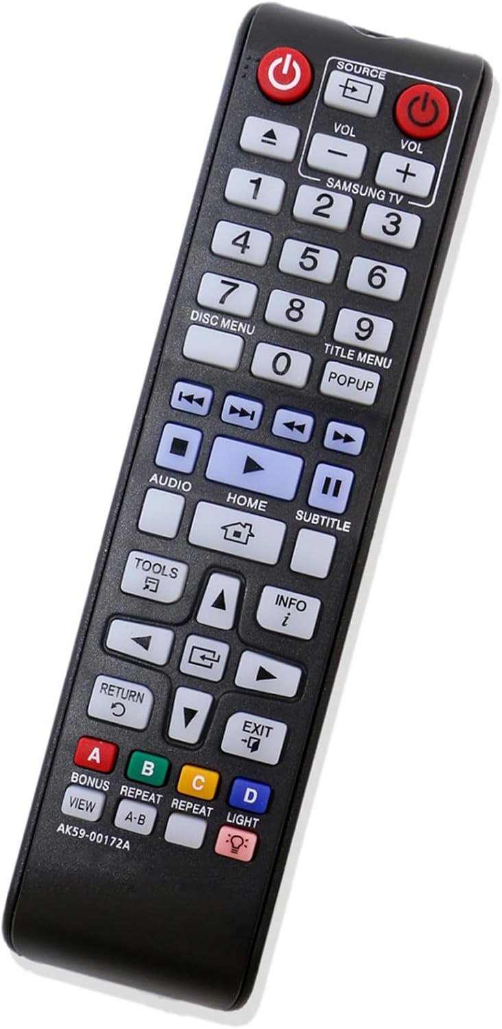 AK59-00172A Replacement Remote for Samsung Blu-Ray DVD Players BD-F5700 BD-J5100 5700