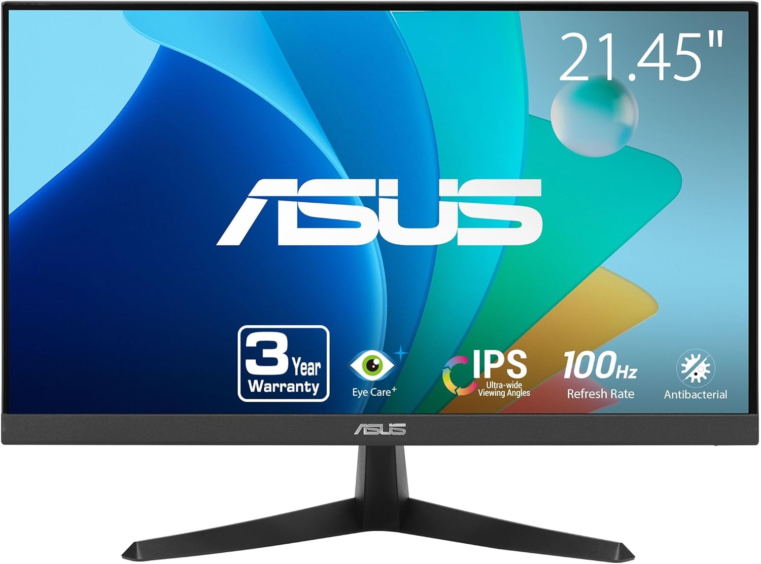 ASUS VY229HF 21.5 Inch Full HD 100Hz IPS Eye Care Monitor with Adaptive Sync