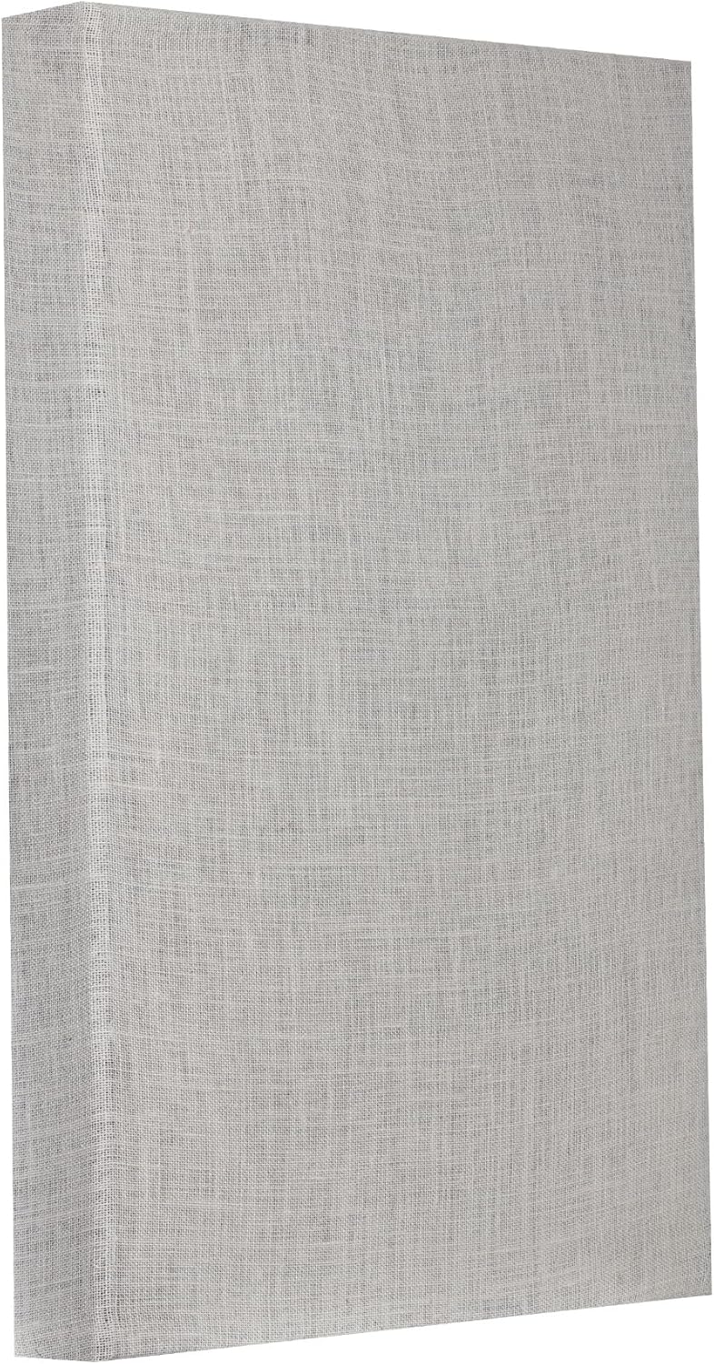 ATS Acoustics Sound Absorbing Noise Dampening Acoustic Panel Wall Treatment 24x36x4 Beveled Edge Ivory