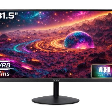 Acer 31.5 Inch WQHD IPS Ultra Slim Black LED Monitor 75Hz 1ms VRB HDR10