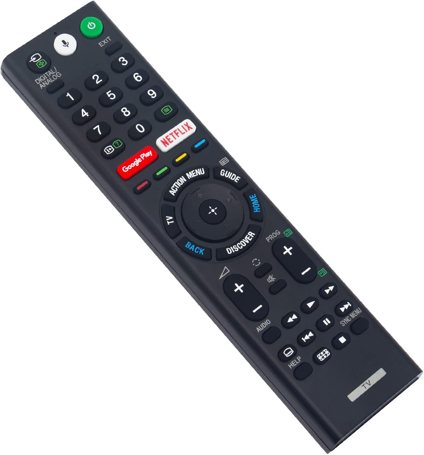 Allimity Replacement Bluetooth Voice Remote for Sony TVs KD-75X9000E 49X8000E 43X8000E 75X8500E