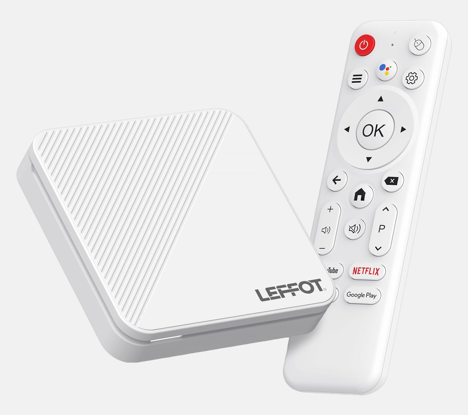 LEFFOT Android 14 4K Ultra HD TV Box 2GB RAM 16GB ROM Smart Streaming Device
