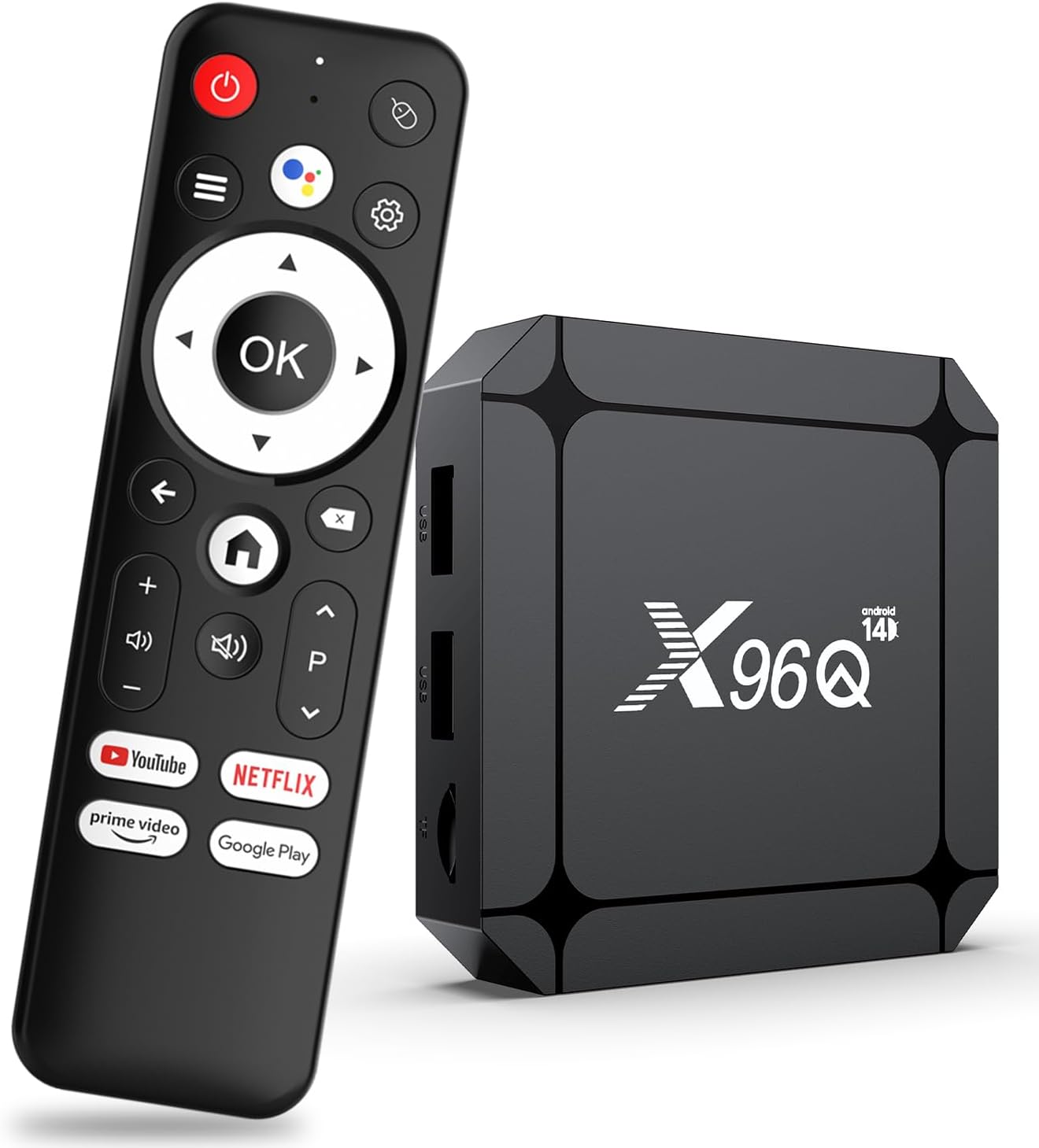 LEFFOT 2025 Android TV Box 4K Ultra HD 2GB RAM 16GB ROM Android 14 Smart Streaming Device