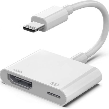 4K@60Hz Lightning to HDMI Adapter for iPhone and iPad with Fast Charging Port