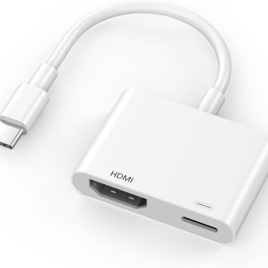 Apple MFi Certified USB C to HDMI Adapter 4K@60Hz 100W Fast Charge for iPhone 15/16