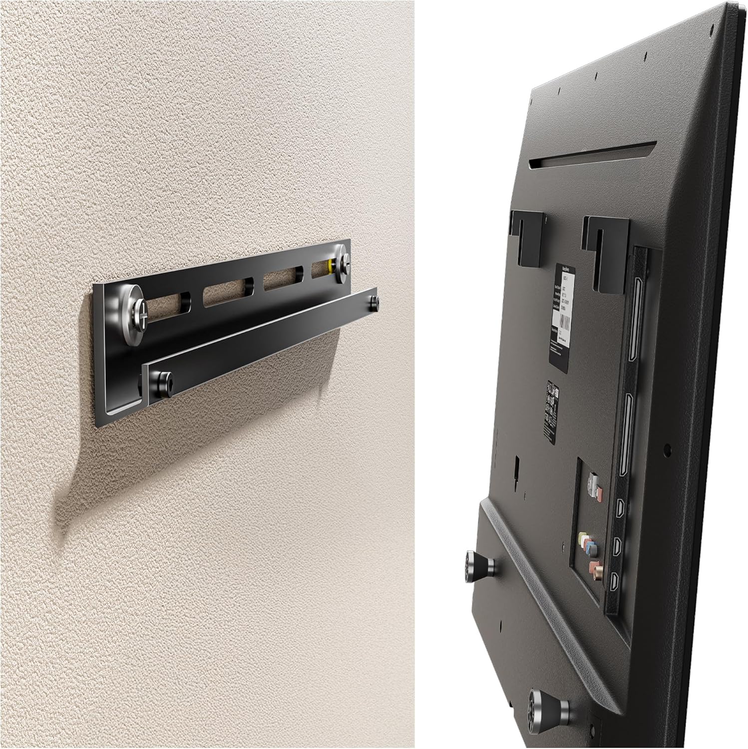 Auoace Low Profile 12-55 Inch TV Wall Mount 100 Lbs Capacity Universal Smart TV Bracket