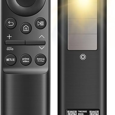 Rechargeable Solar Cell Bluetooth Voice Remote Replacement for Samsung Smart TVs 2018-2025