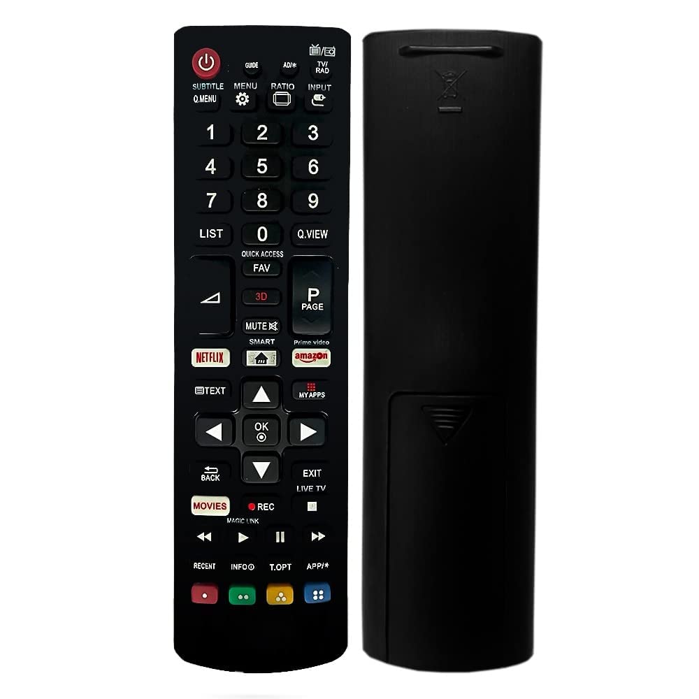 BazzarHive LG LED/LCD TV Replacement Remote with Netflix and Amazon Hot Keys 30-Day Warranty
