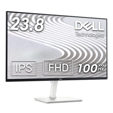 Dell S2425H 23.8 Inch FHD IPS 100Hz Monitor with 4ms Response Time and 99% SRGB, Sand-Inspired Design