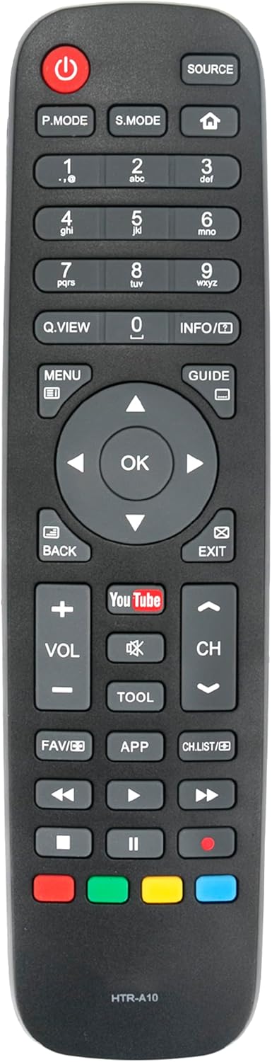 Haier LED TV Replacement Remote Control for LE50K6500U LE65Q6500U LE24K6000S LE32K6000S Models