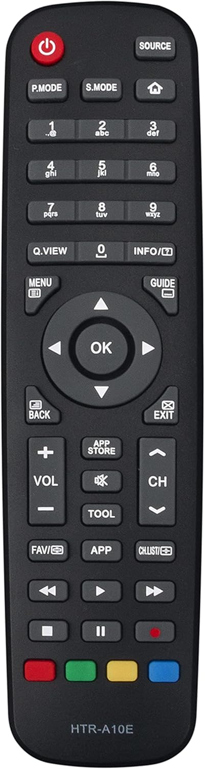 HTR-A10E Replacement Remote Control for Haier LCD LED TVs 5000 Series 40 Inch