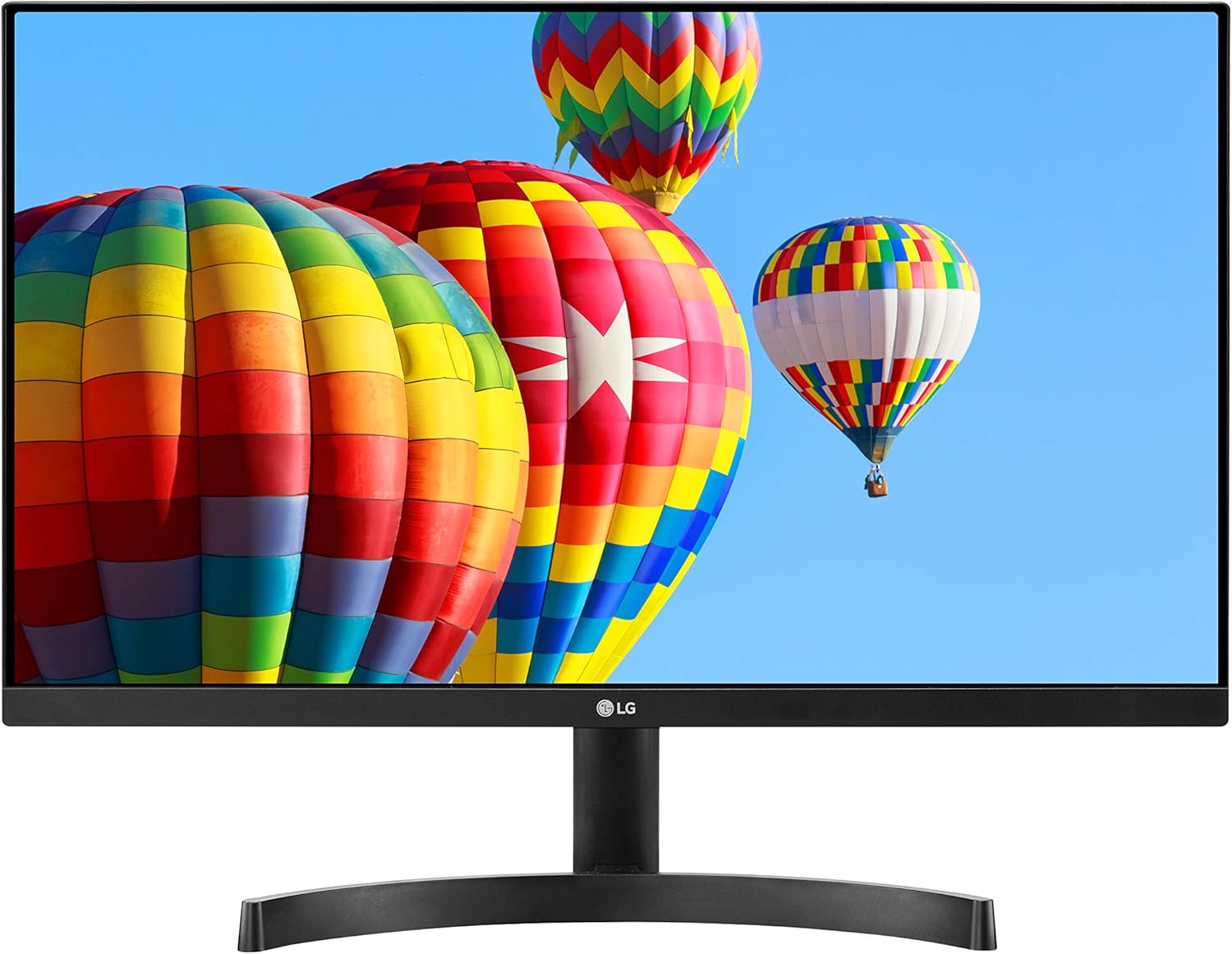 LG 24 Inch FHD IPS Monitor Black Radeon FreeSync Dual HDMI 3-Side Borderless