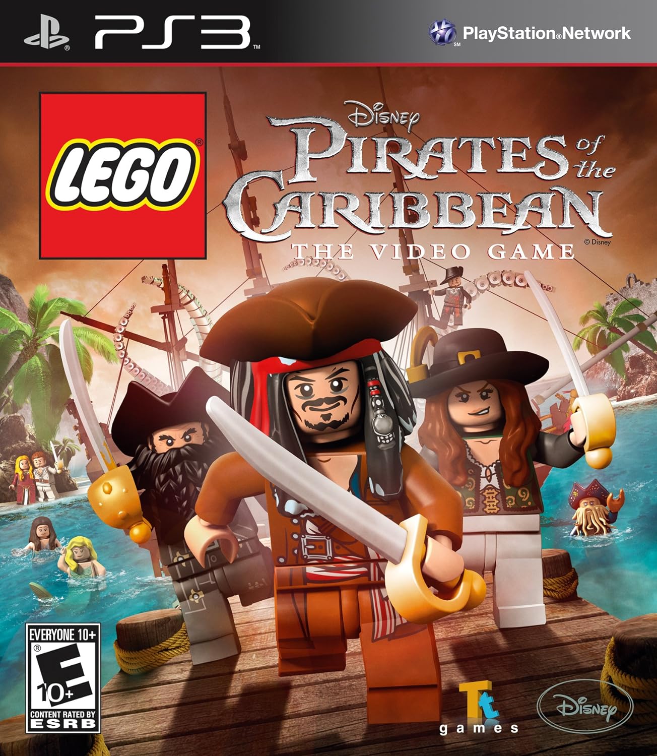 Lego Pirates of the Caribbean for PlayStation 3 Used Condition