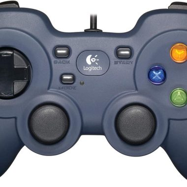 Logitech G F310 Wired PC Gamepad Controller, Console-Like Layout, 4-Way D-Pad, Blue/Black