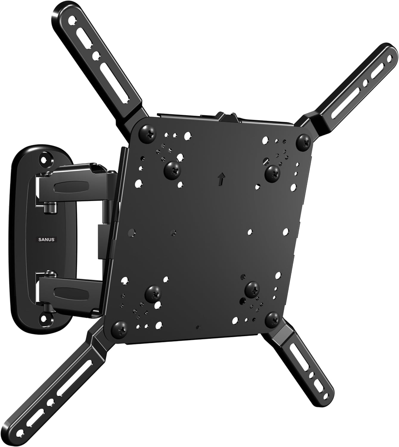 Universal Full-Motion TV Wall Mount for TVs Up to 55 Inches Compatible with Fire TVs