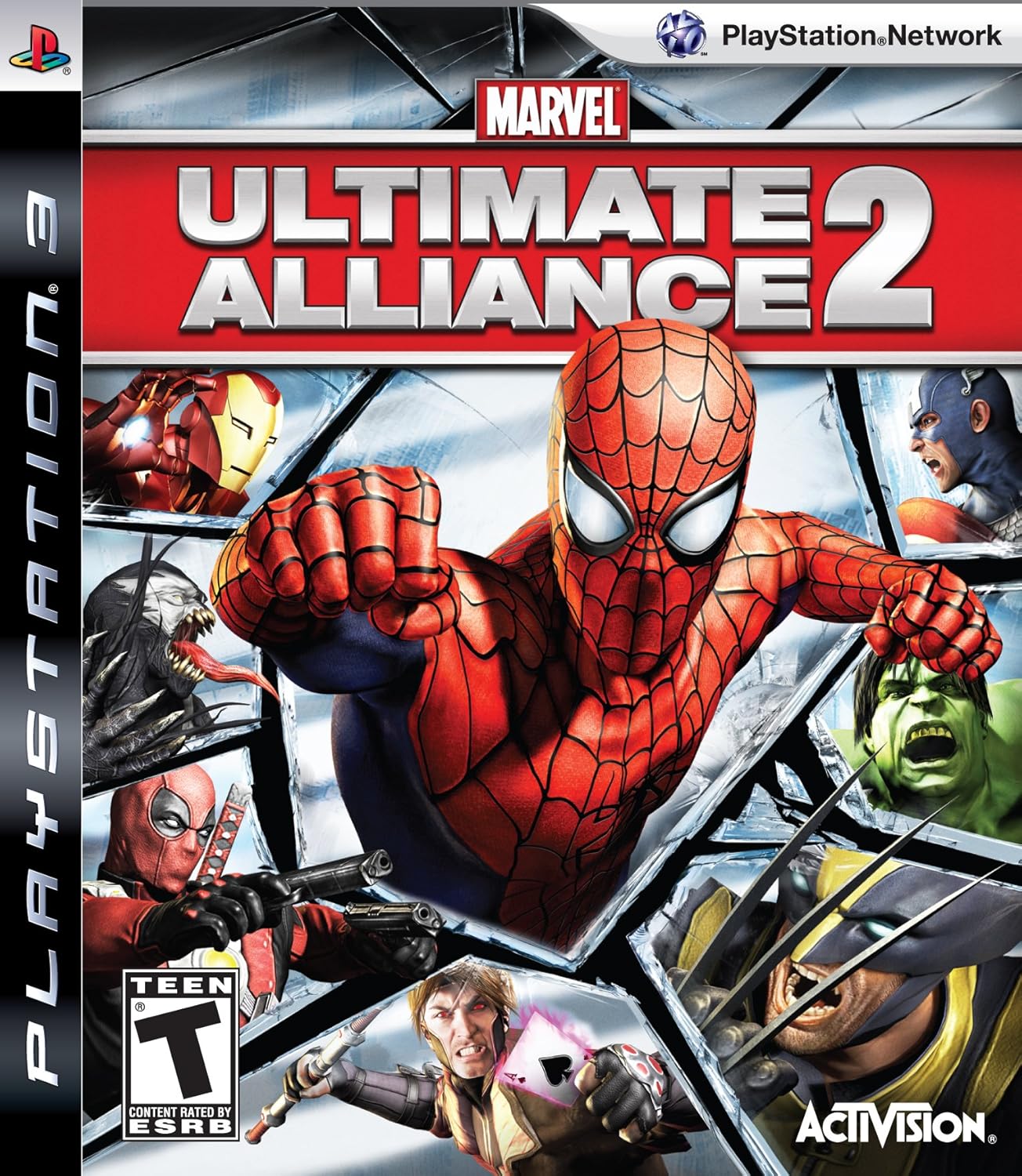 Marvel Ultimate Alliance 2 Game for PlayStation 3 Used Condition