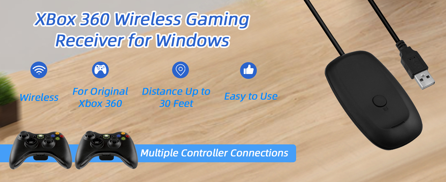 XBox 360 Wireless Gaming Receiver for Windows