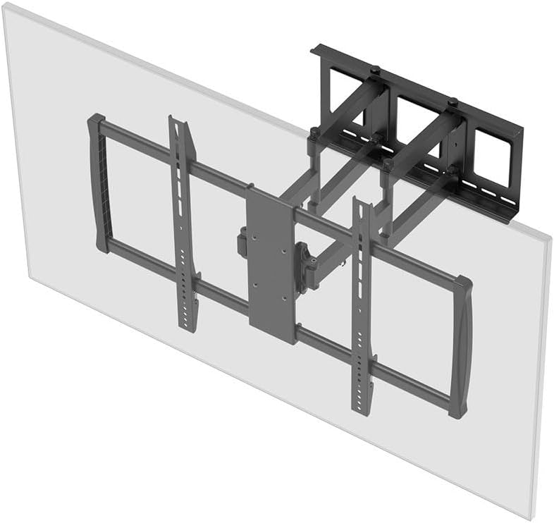 Monoprice Stable Series Full-Motion Articulating TV Wall Mount 60-100 inch, 176 lb Max, Black, UL Certified
