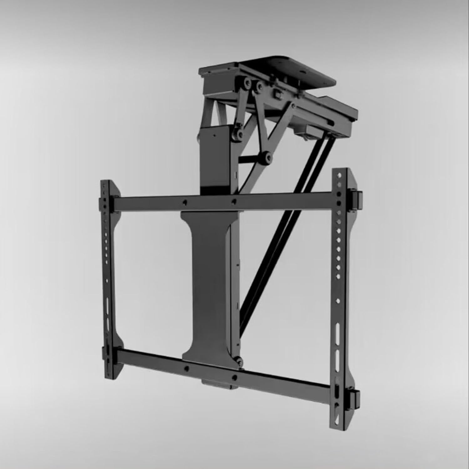 Motorized Ceiling TV Mount for 32-75 Inch TVs with ±90° Swivel and 0-75° Flip