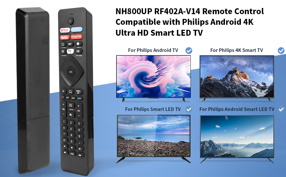 NH800UP Philips Android SMART REMOTE