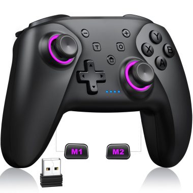 NealGamefy Bluetooth Wireless PC Controller Hall Effect Joysticks 1000mAh Battery for PC Switch iOS Android