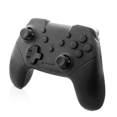 Nyko Wireless Core Controller for Nintendo Switch - Black, Ergonomic Design, Turbo Functionality, Type-C Charging