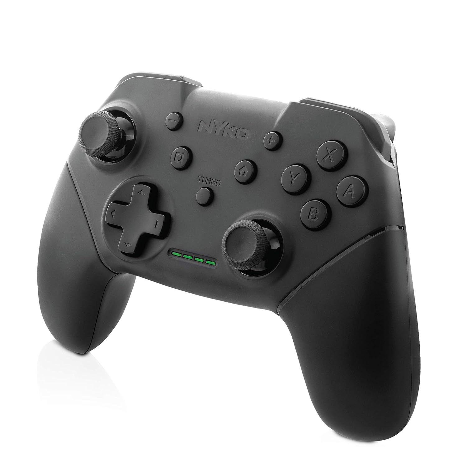 Nyko Wireless Core Controller for Nintendo Switch - Black, Ergonomic Design, Turbo Functionality, Type-C Charging