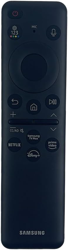 Samsung BN59-01455A Solar Voice Remote for Neo QLED 4K Smart TVs with Shortcut Buttons