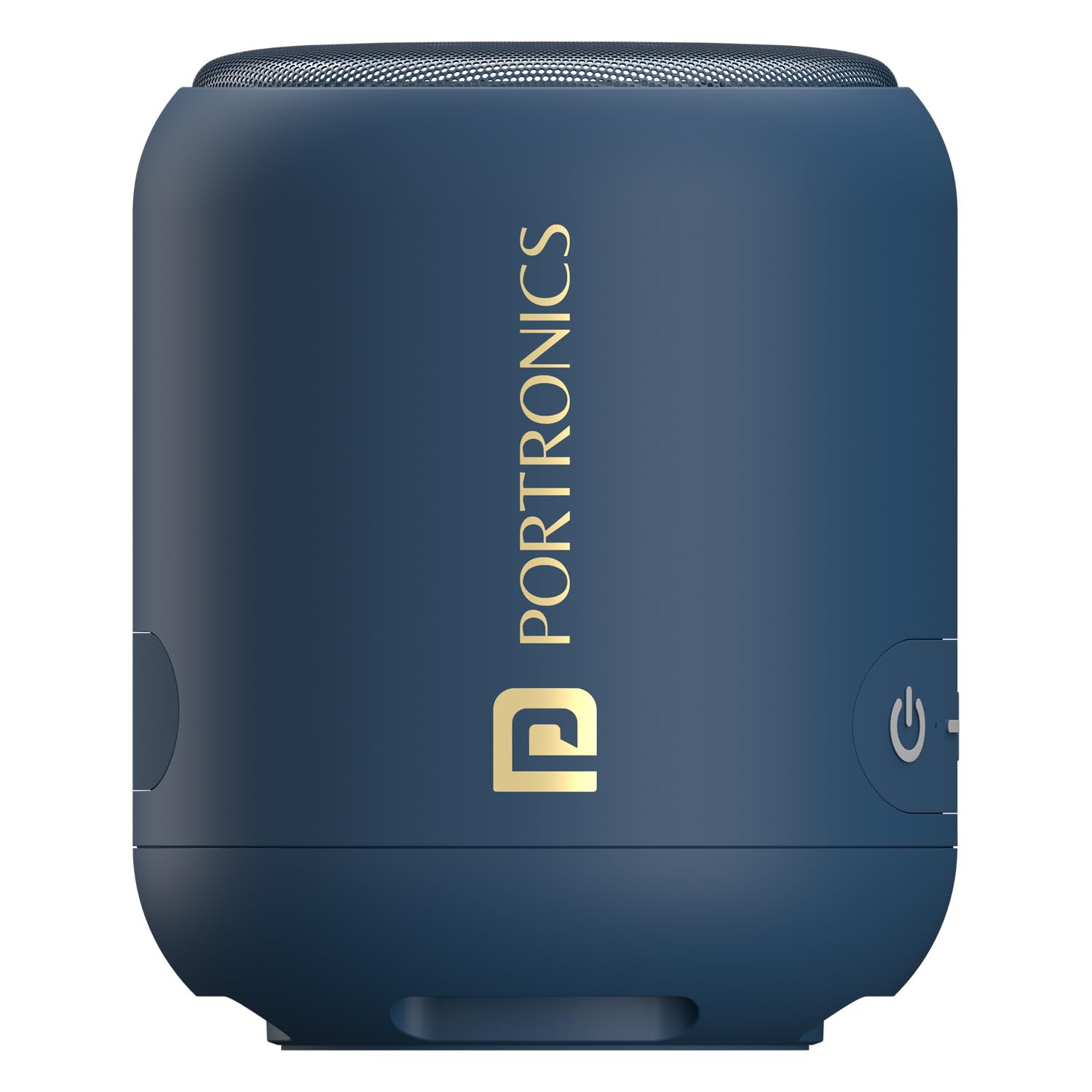 Portronics SoundDrum 1 12W TWS Portable Bluetooth Speaker Blue with 360° Sound and Type C Fast Charging