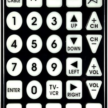 QFX 8 in 1 Jumbo Universal Remote Control for Major Brands 15-Device Capacity