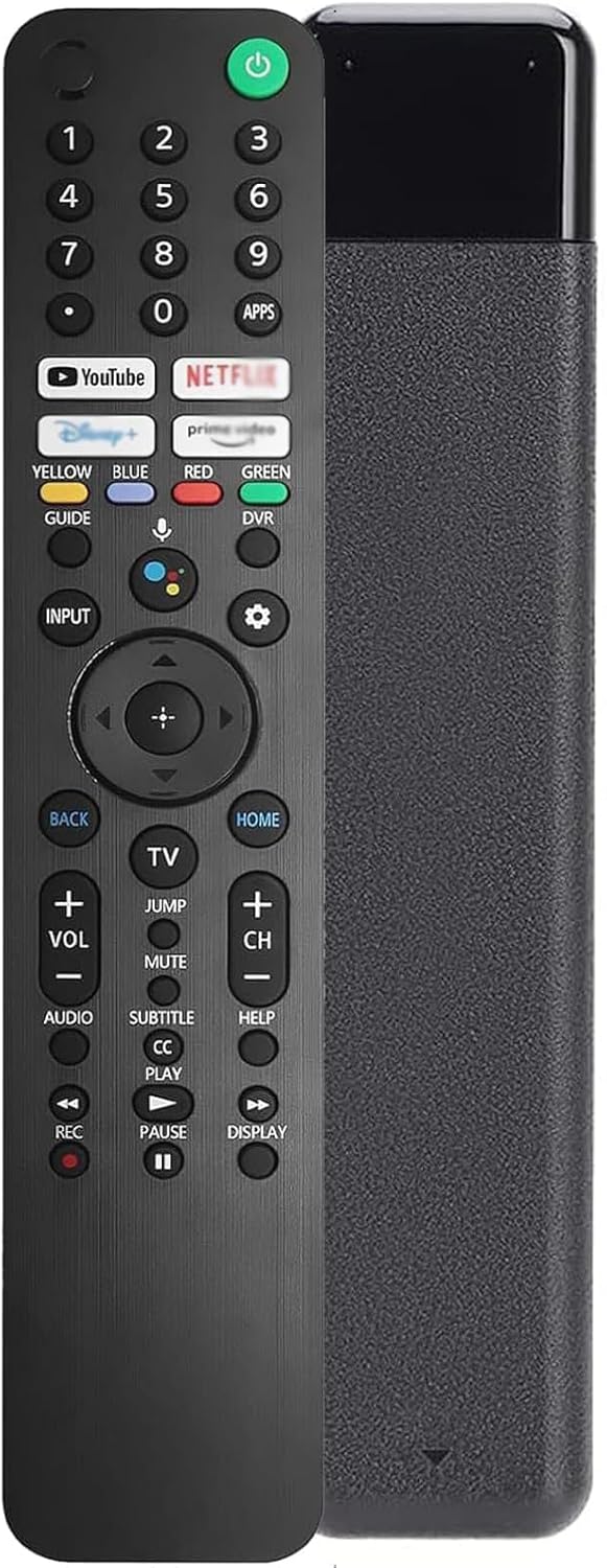 Sony RMF-TX520U Replacement TV Remote for 2018-2025 XR XBR KD Series Smart TVs 4 Shortcut Buttons Black