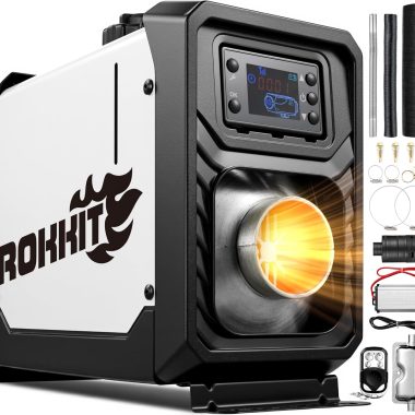 ROKKIT 8KW Diesel Heater All-in-One Portable Unit with LCD Monitor Remote Control Fast Heating 120V/12V