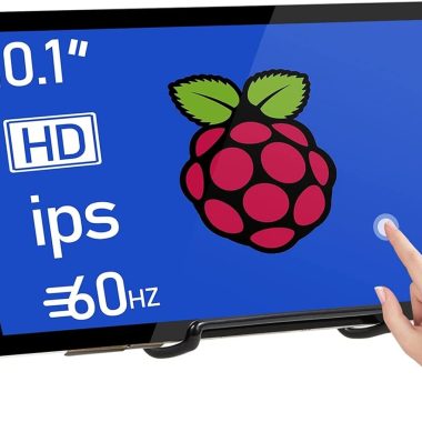 10.1 Inch Touchscreen Monitor 1024x600 Portable HDMI IPS Display for Raspberry Pi 5/4/3/2/Zero 16:9 Win11/10/8/7 Free-Driver