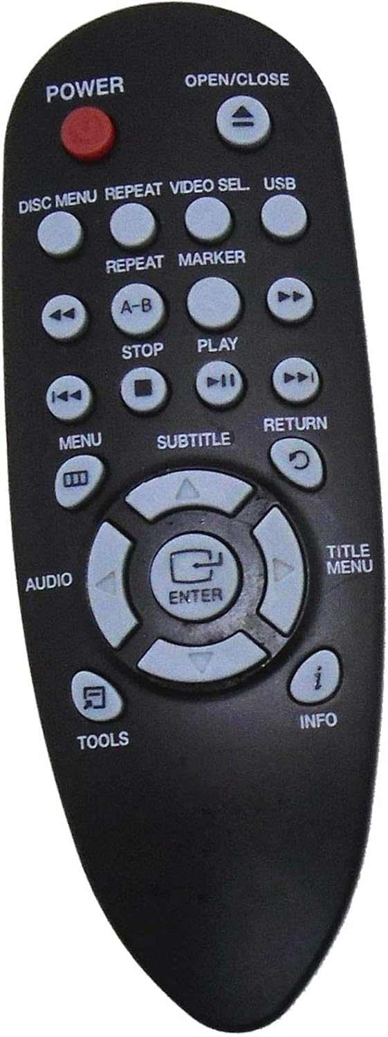Replacement Remote Control for Samsung DVD-E360/ZA DVD-C360 DVD-C350/EDC DVD-P191 DVD-C350K/XTL DVD-P191/XEE DVD-C360/XSS DVD VCR Combo Player