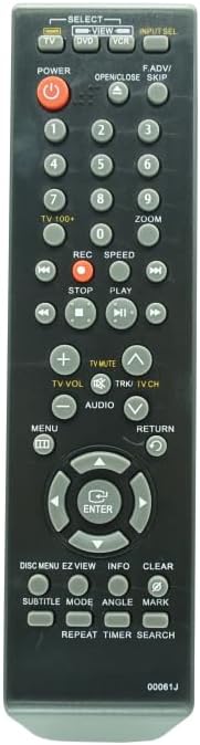 Samsung AK59-00015J Replacement Remote for DVD-R300 DVD-R300A DVD-HD841 Player