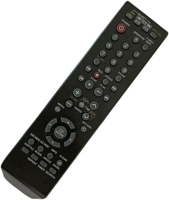 Replacement Remote Control for Samsung DVD-HD870C VCR Combo Player